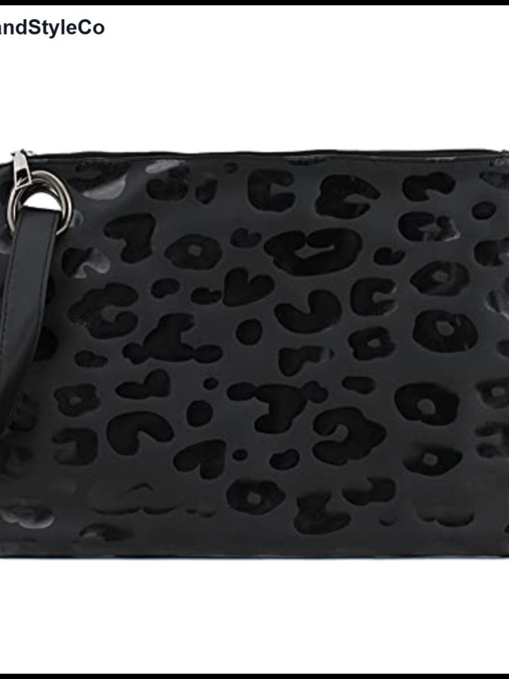 Oversized Faux Leather Crocodile Clutch Envelope Purse Evening Handbag Wristlet